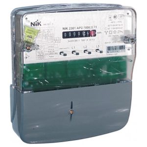 Лічильник електроенергії NIK2301 AP2.0000.0.11 5(60)А 3-фазний електромеханічний однотарифний, NiK