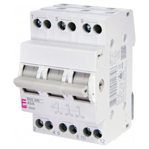 Перемикач навантаження SSQ 340 (1-0-2) 3P 40A, ETI