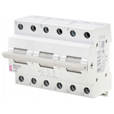 Перемикач навантаження SSQ 3125 (1-0-2) 3P 125A, ETI