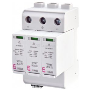 Обмежувач перенапруги ETITEC M T2 PV 1100/20 Y RC (для PV систем), ETI