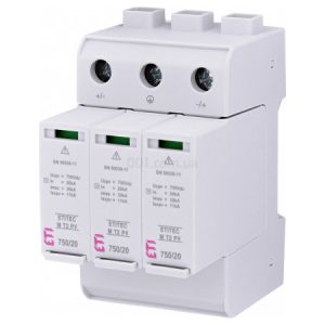 Обмежувач перенапруги ETITEC M T2 PV 1500/20 Y (для PV систем), ETI