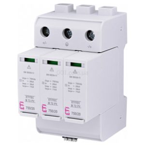 Обмежувач перенапруги ETITEC M T2 PV 1500/20 Y RC (для PV систем), ETI