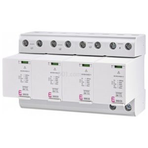 Обмежувач перенапруги ETITEC SM T12 300/25 (4+0, 8P, TNC-S), ETI