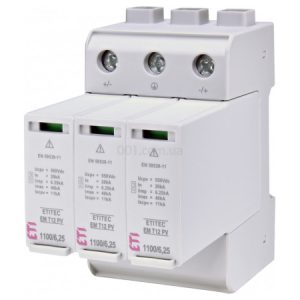 Обмежувач перенапруги ETITEC EM T12 PV 1100/6,25 Y (для PV систем), ETI