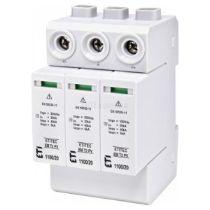 Обмежувач перенапруги ETITEC EM T2 PV 1100/20 Y (для PV систем), ETI
