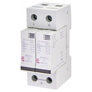 Обмежувач перенапруги ETITEC V T12 280/12,5 (2+0), ETI