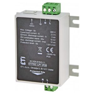 Обмежувач перенапруги ETITEC LP1 IP20, ETI
