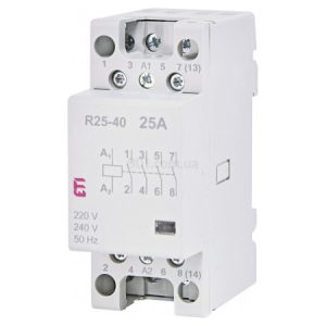 Контактор модульний R 25-40 25A 230V AC 4NO, ETI