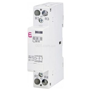 Контактор модульний RD 20-02 20A 230V AC/DC 2NC, ETI