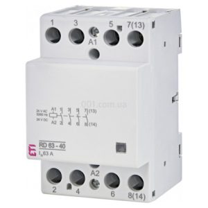 Контактор модульний RD 63-40 63A 24V AC/DC 4NO, ETI