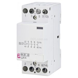 Контактор модульний RA 25-40 25A 230V AC 4NO, ETI