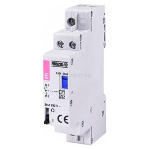 Контактор модульний імпульсний RBS 225-20 25A 230V AC 2NO, ETI