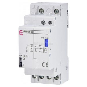Контактор модульний імпульсний RBS 420-2C 20A 230V AC 2CO, ETI