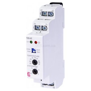 Реле контролю температури TER-3С 24-240В AC/DC +30...+70°C 16A, ETI