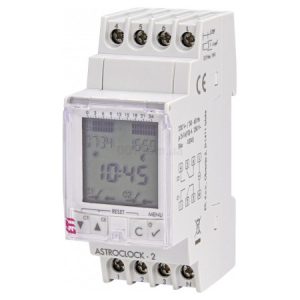 Цифровий астрономічний таймер ASTROCLOCK-2 230V/AC 2×16А, ETI