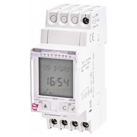 Програмований цифровий таймер Eticlock-R1 230V (1×16A/AC1), ETI
