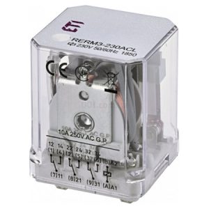 Реле електромеханічне RERM3-230ACL 3CO LED (16A AC1, 250V AC), ETI