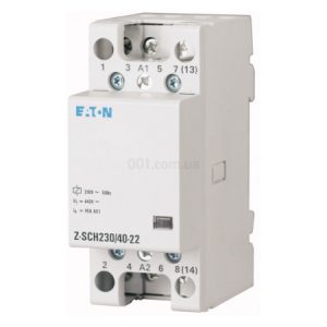 Контактор модульний Z-SCH230/40-22 40А 230V 2NO+2NC, Eaton
