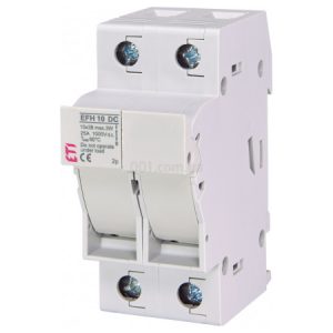 Тримач плавкої вставки (роз'єднувач) EFH 10 2P 25A 1000В DC, ETI
