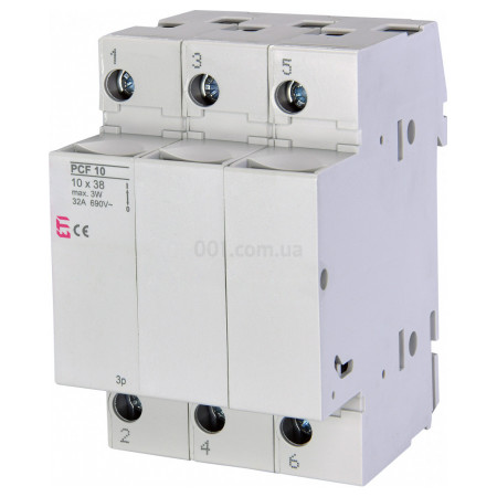 Тримач плавкої вставки (роз'єднувач) PCF 10 3P 690В, ETI