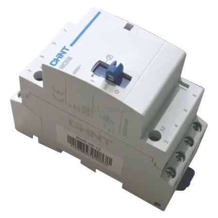Контактор модульний з ручним керуванням NCH8-20M/40 AC220-240V, CHINT