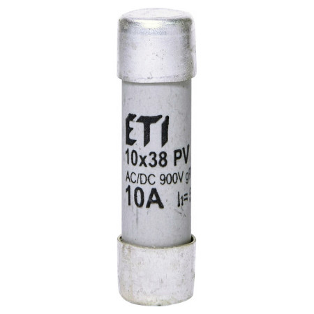 Плавка вставка циліндрична CH 10×38 gR 10A 900В (50кА AC), ETI
