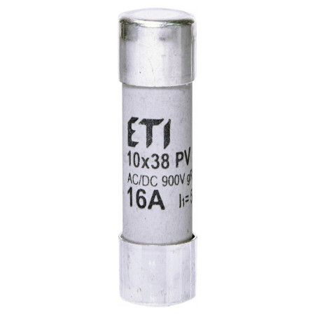Плавка вставка циліндрична CH 10×38 gR 16A 900В (50кА AC), ETI