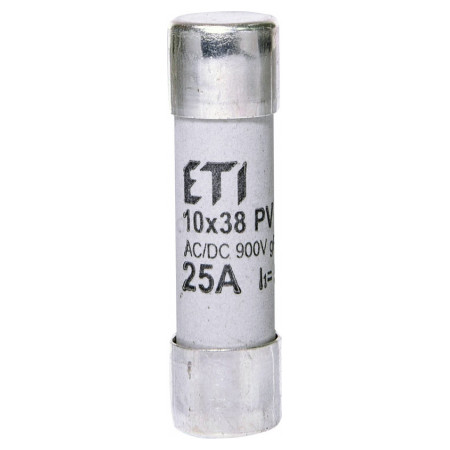 Плавка вставка циліндрична CH 10×38 gR 25A 900В (50кА AC), ETI