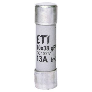 Плавка вставка циліндрична CH 10×38 gPV 13A 1000В (30кА), ETI