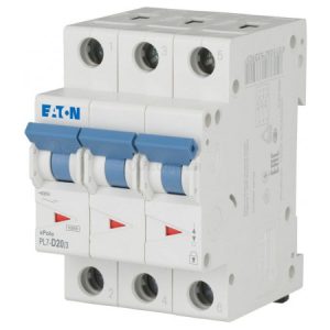 Автоматичний вимикач PL7-D20/3 3P 20 А х-ка D, Eaton
