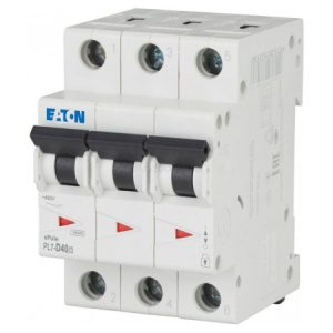Автоматичний вимикач PL7-D40/3 3P 40 А х-ка D, Eaton