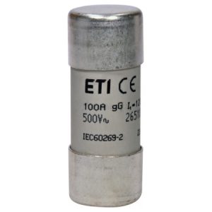 Плавка вставка циліндрична CH 22×58 gG 100A 500В (упаковка = 10 шт.), ETI