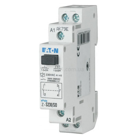 Реле імпульсне Z-S230/SO 1НВ+1НЗ 230В AC, Eaton