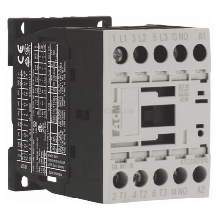 Контактор DILM7-10 (24V50/60HZ) 7А 24В/AC 1НВ, Eaton