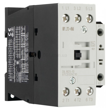 Контактор DILM25-10 (RDC24) 25А 24В/DC 1НВ, Eaton