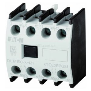 Блок додаткових контактів DILM150-XHI31 фронтальний 3НВ+1НЗ для DILM40...170, Eaton