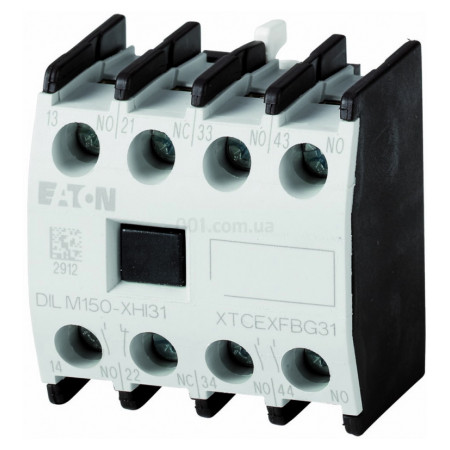 Блок додаткових контактів DILM150-XHI31 фронтальний 3НВ+1НЗ для DILM40...170, Eaton