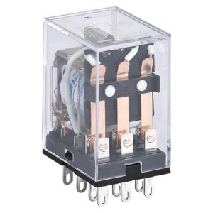 Реле проміжне JZX-22F(D)/3Z PLU AC24V з LED індикацією 5A 3CO, CHINT