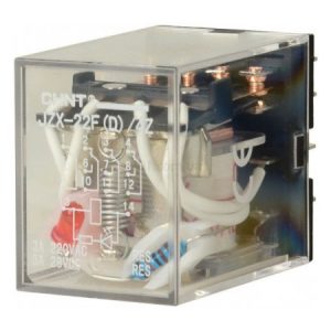 Реле проміжне JZX-22F(D)/4Z PLU AC220V з LED індикацією 3A 4CO, CHINT