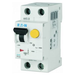 Диференційний автомат PFL6-40/1N/C/003 2P 40 А 30 мА характеристика C тип AC, Eaton