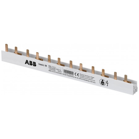 Шина з'єднувальна BML11212 тип PIN 2P 12 модулів 10мм² basic M, ABB