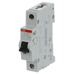 Автоматичний вимикач S201-D6 1P 6А 6кА х-ка D, ABB