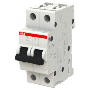 Автоматичний вимикач S202-C6 2P 6А 6кА х-ка C, ABB