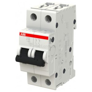 Автоматичний вимикач S202-C50 2P 50А 6кА х-ка C, ABB