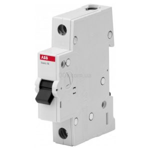 Автоматичний вимикач BMS411C10 1P 10А 4,5кА х-ка C BASIC M, ABB