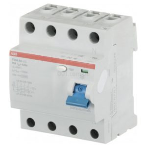 Диференційний вимикач (ПЗВ) F204AC-63/0,03 63А 4Р 30mA тип AC, ABB