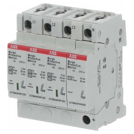 ПЗІП OVR T2-T3 3N 20-275 P QS 230/400V AC, ABB