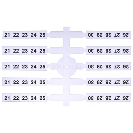 Табличка маркувальна (200 шт.) EO3 21-30, ETI