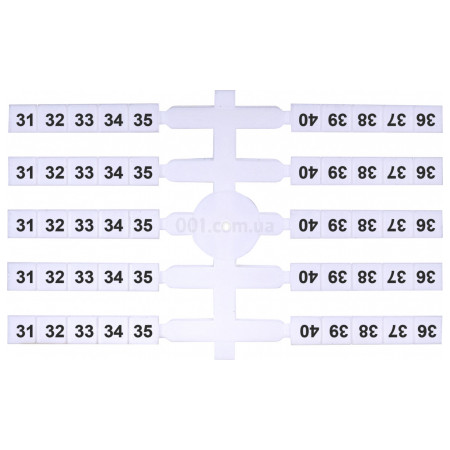 Табличка маркувальна (200 шт.) EO3 31-40, ETI