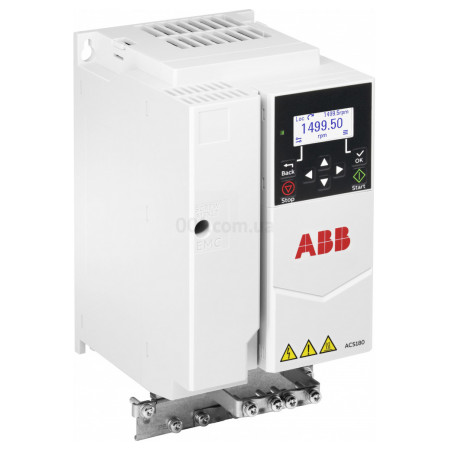 Перетворювач частоти ACS180 3-фазний/400В 7,5кВт 17А IP20 R2, ABB